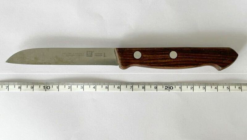 ツヴィリングヘンケルス ステーキナイフ 刀渡り9cm ペティナイフ アウトドアナイフ 野外 釣りステンレス ZWILLING J.A. HENCKELS ドイツ 木