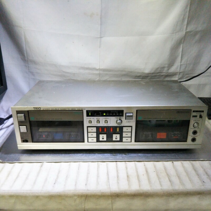 送料無料(BM1212)TRIO　トリオ　カセットデッキ　KX-92W