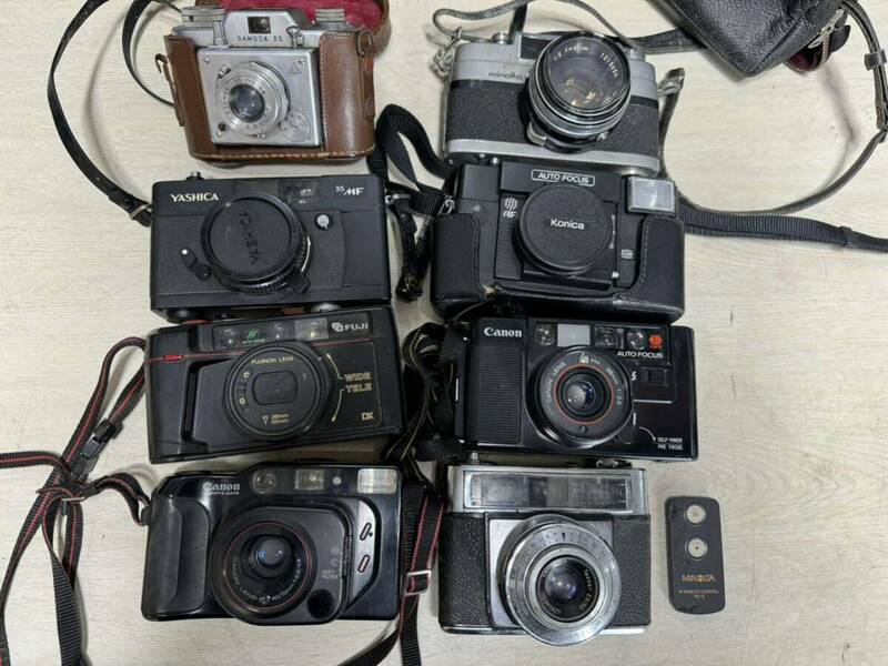 カメラ フィルムカメラ　SAMOCA 35 YASHICA FUJI Canon AUTO FOCUS AF など　まとめ　計8台