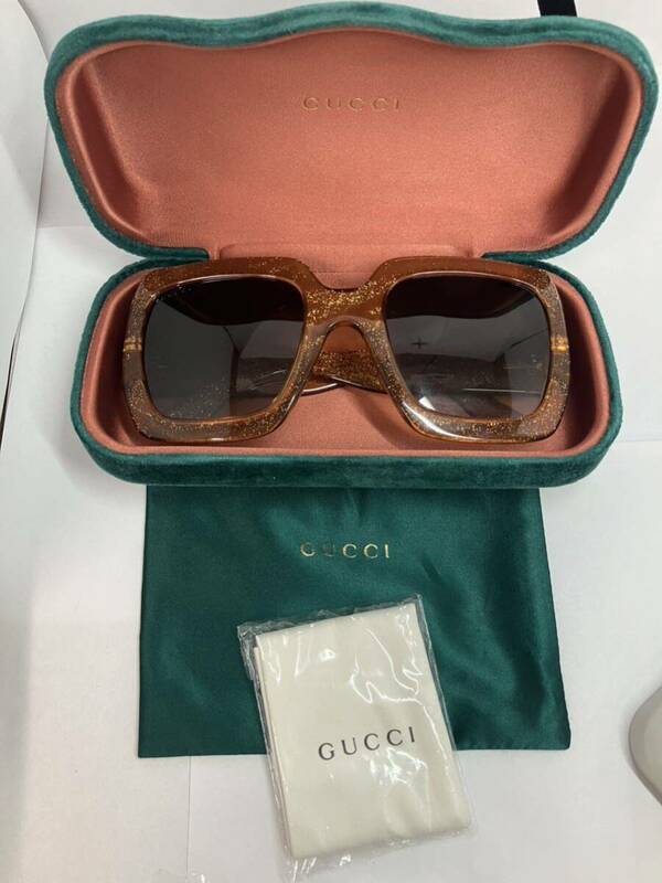 GUCCI グッチ サングラス GG0053S 006 5425-140 プラスチック 眼鏡 付属品あり メンズ