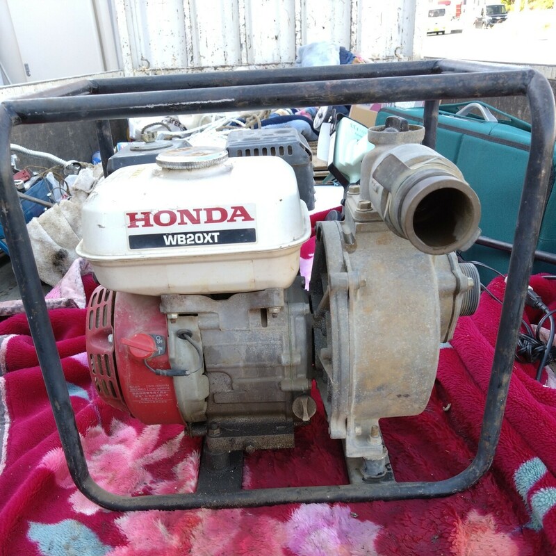 ホンダ　GX120 4サイクル エンジン WB20XT ポンプ 中古　実働品 梅