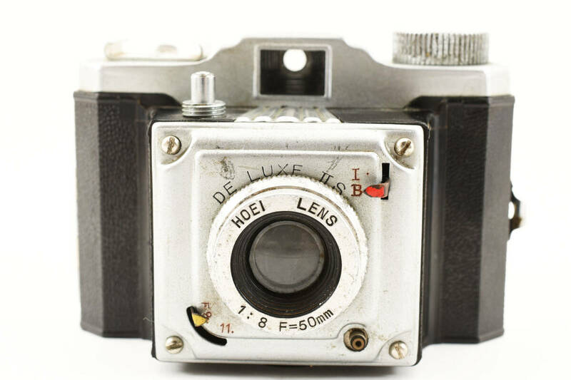 希少＊エボニー EBONY DELUXE IIS HOEI LENS 50mm F8 フィルムカメラ レトロ 豆カメラ ミニカメラ