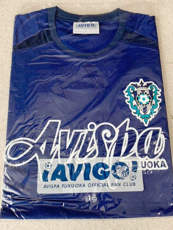 送料無料 新品 未使用 アビスパ福岡 ファンクラブ AVIGO 限定 ユニホーム Tシャツ Fサイズ フリーサイズ 着丈約80cm 身幅約57cm 売り切り21