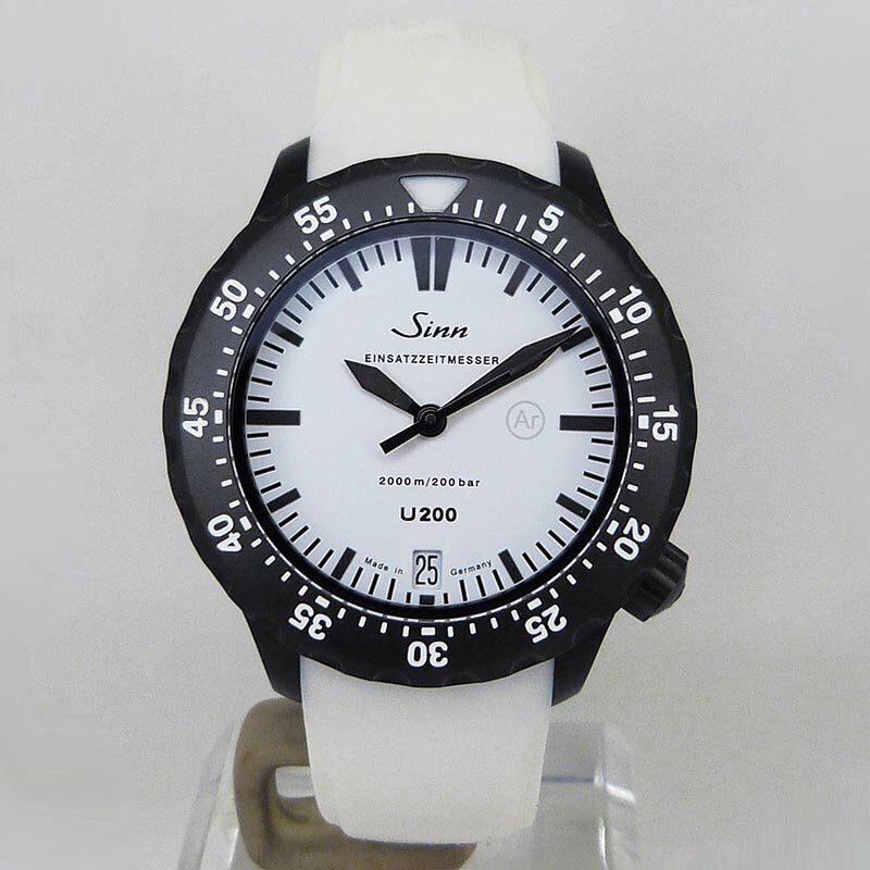 中古ジン【Sinn】 U200.W EZM8 Uボート・スチール 2000M ホワイト