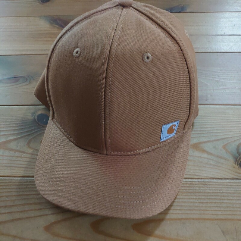 ★未使用品 carhartt Firm Duck Flat Brim Brown Duck Capカーハート キャップ カーハートブラウンダック ★　