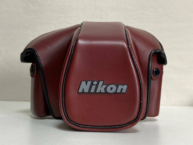 Nikon 純正 CF-22 カメラケース ニコン F3用 革ケース レザーケース 