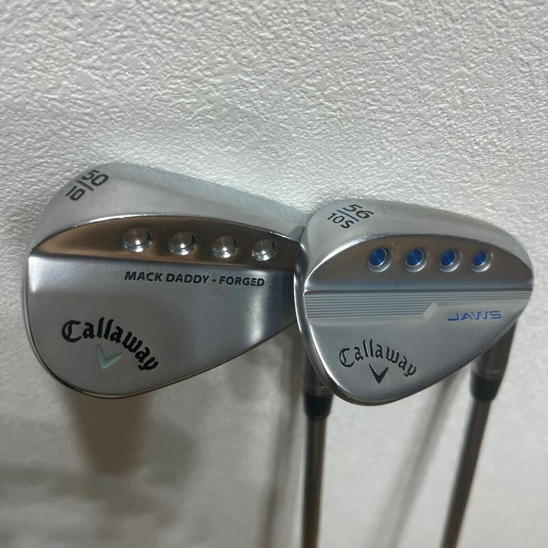 キャロウェイ MACK DADDY FORGED 50-10 JAWS 56-10S ウェッジ 2本セット Callaway マックダディフォージド ジョーズ aw sw