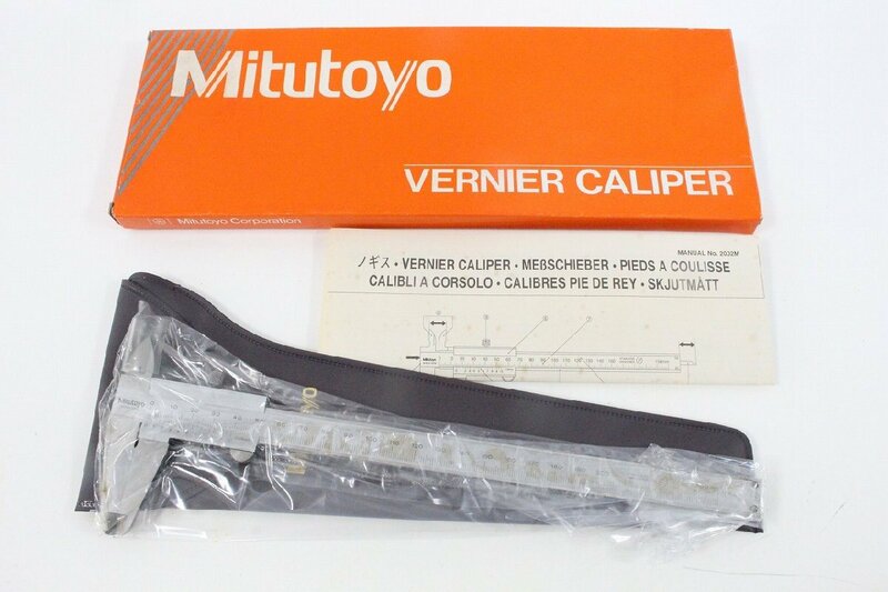 未使用保管品 Mitutoyo ミツトヨ ノギス VERNIER CALIPER 530-108 N20 200mm ⑤ 5-K067/1/100