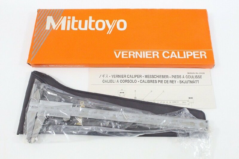 未使用保管品 Mitutoyo ミツトヨ ノギス VERNIER CALIPER 530-108 N20 200mm ④ 5-K066/1/100