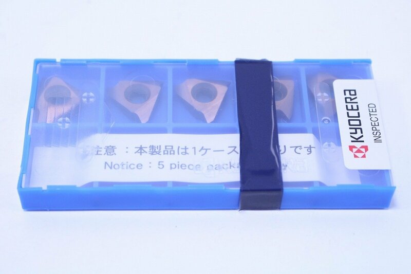 【未使用保管品】京セラ セラチップ TT43R5502 10個 1ケース 旋盤 工具 5-M066/1/60L