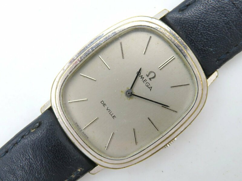 1円◆稼働◆ オメガ デビル シルバー 手巻き レディース 腕時計 N15203