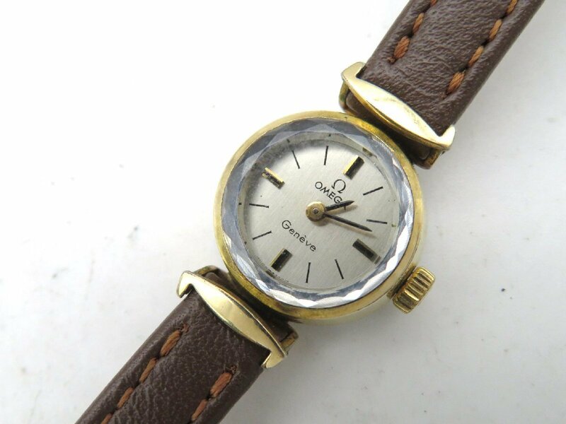 1円◆稼働◆ オメガ ジュネーヴ シルバー 手巻き レディース 腕時計 N21007
