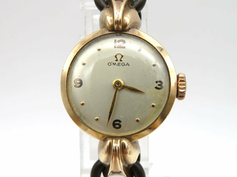 1円◆稼働◆ オメガ シルバー 手巻き レディース 腕時計 N25411
