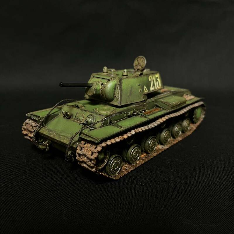 1/48 タミヤ ソビエト重戦車 KV-1 完成品