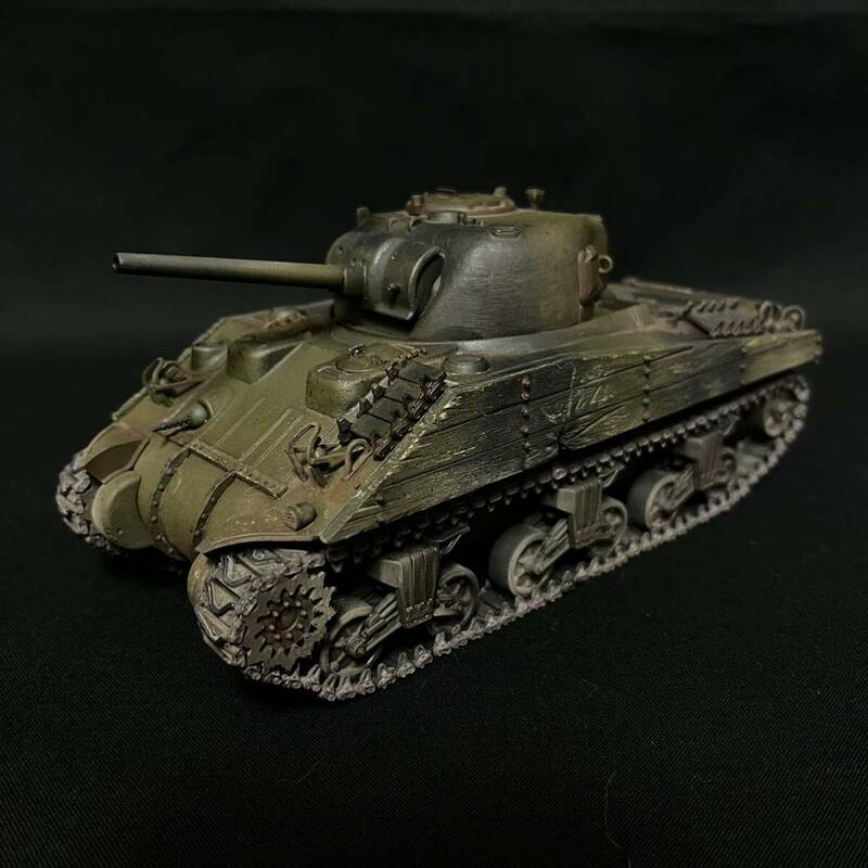 1/35 ハセガワ/ドラゴン M4A4 シャーマン ウッデンアプリケーション 完成品