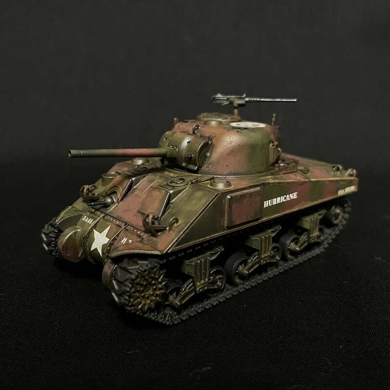 1/48 タミヤ アメリカ M4シャーマン戦車 (初期型) 1944年8月ノルマンディ 完成品★