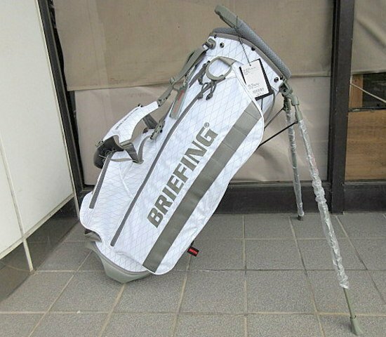 T 新品/即納 BRIEFING GOLF ブリーフィング CR-4 #02 XP WOLF GRAY スタンド キャディバッグ BRG223D24 ホワイト