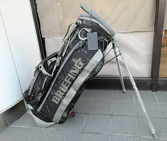 T 新品/即納 BRIEFING GOLF ブリーフィング CR-4 #02 WOLF GRAY スタンド キャディバッグ BRG223D15 MULTICAM BLACK