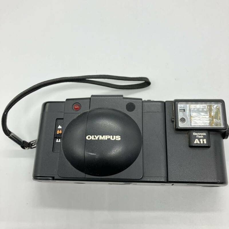1円〜 5T OLYMPUS コンパクトフィルムカメラ XA2 オリンパス electronic Flash A11 外付けフラッシュ 動作未確認 レンズ 1:3.5 f＝35mm 