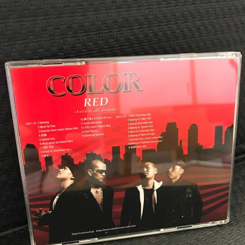COLOR CD RED (DVD付) 美品