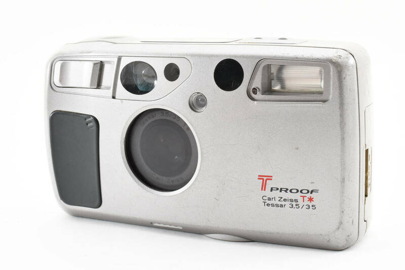 【動作良好品★】京セラ KYOCERA T PROOF Carl Zeiss T* Tessar 35mm F3.5 コンパクトカメラ #M10567