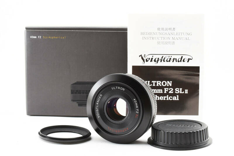 【動作良好美品★】Voigtlander フォクトレンダー ULTRON ウルトロン 40mm F2 SL II Aspherical Canon キャノンEFマウント #M10570