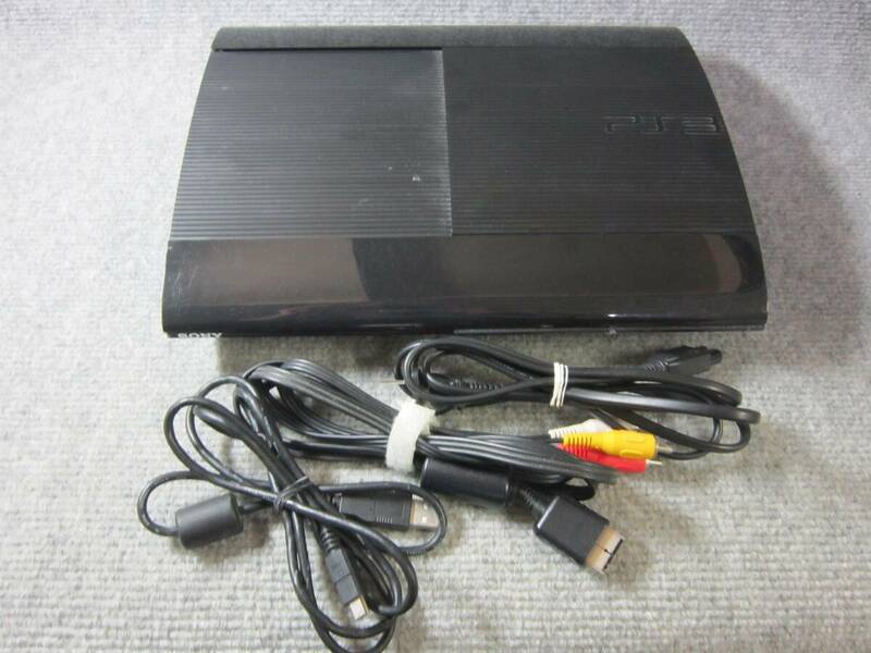 (5146) SONY ソニー PS3 PlayStation3 CECH-4000C 500GB チャコールブラック プレイステーション