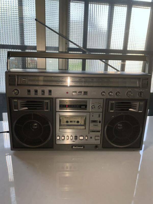 昭和レトロ National ナショナル RX-5400 大型 FM/AM「Soft Touch」ステレオラジオカセットレコーダー【動作品】