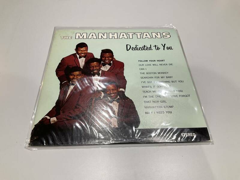 レコード LP THE MANHATTANS Dedicated to you 【A-2】