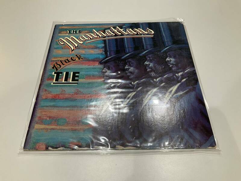 レコード LP The manhattans Black TIE 【A-2】