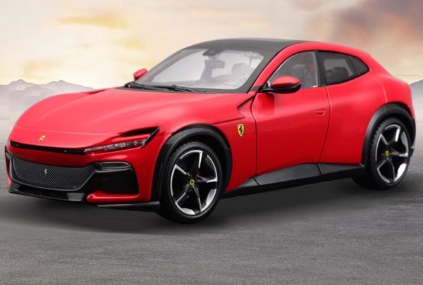 ★真紅の星フェラーリ SU Vモデルプロサング エ車 FUV車 モデル 1:25 シミュレーション合金24モデルカー 0764