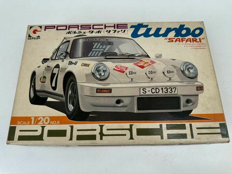 【未組立】プラモデル グリップ ポルシェ ターボ サファリ 1/20スケール PORSCHE turbo SAFARI（管理No.18）