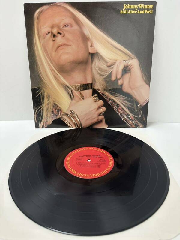 レコード LP ジョニーウィンター　JOHNNY WINTER still alive and well US盤　PC 32188 （管理No.15）