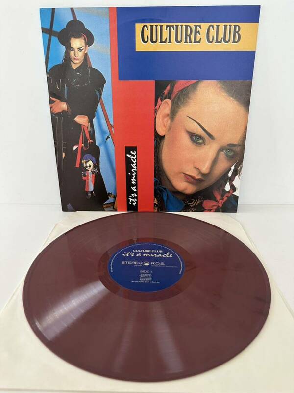 LP PURPLE VINYL！カルチャー・クラブ Culture Club / It's A Miracle CC831 LIVE IN JAPAN NOT TMOQ COLOUR BY NUMBERS NM（管理No.16）