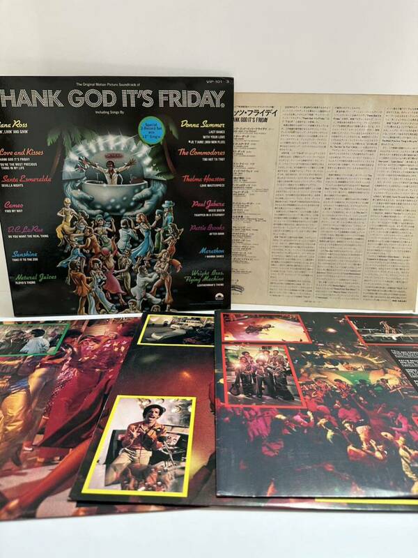 レコード LP Various / Thank God It's Friday ( Soundtrack / Disco / Funk / Soul ) Casablanca - VIP-101-3 ディスコ（管理No.17）