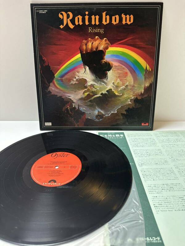 レコード LP レインボー/虹を翔る覇者 RAINBOW RISING 見開きLPレコード　MWF 1004（管理No.18）