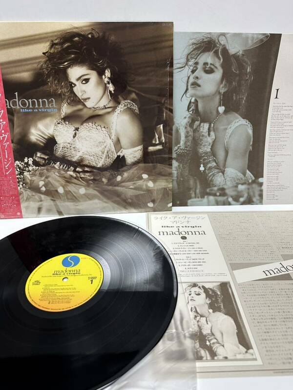 レコード LP シュリンク付き Madonna(マドンナ)「Like A Virgin(ライク・ア・ヴァージン)」/ Nile Records P-13033（管理No.20）