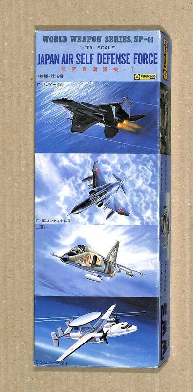 1/700　日本　航空自衛隊機　４機種セット　ツクダ　プラモデル　絶版品