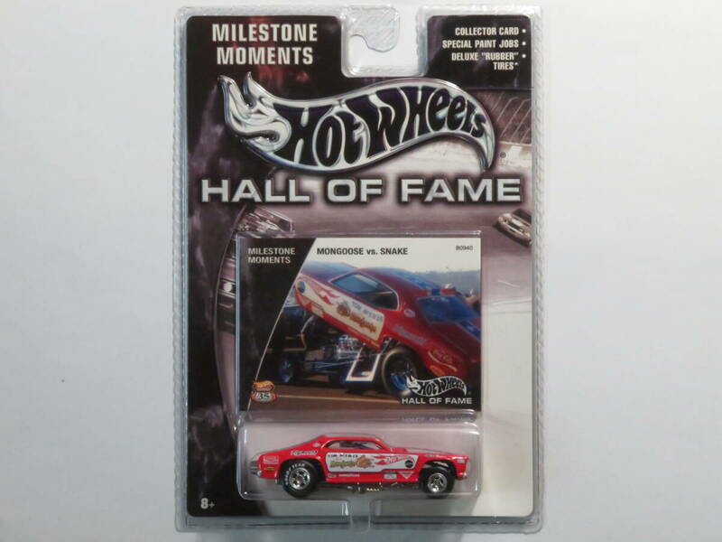 MONGOOSE　PLYMOUTH DUSTER FUNNY CAR　MILESTONE MOMENTS　Hot Wheels　HALL OF FAME