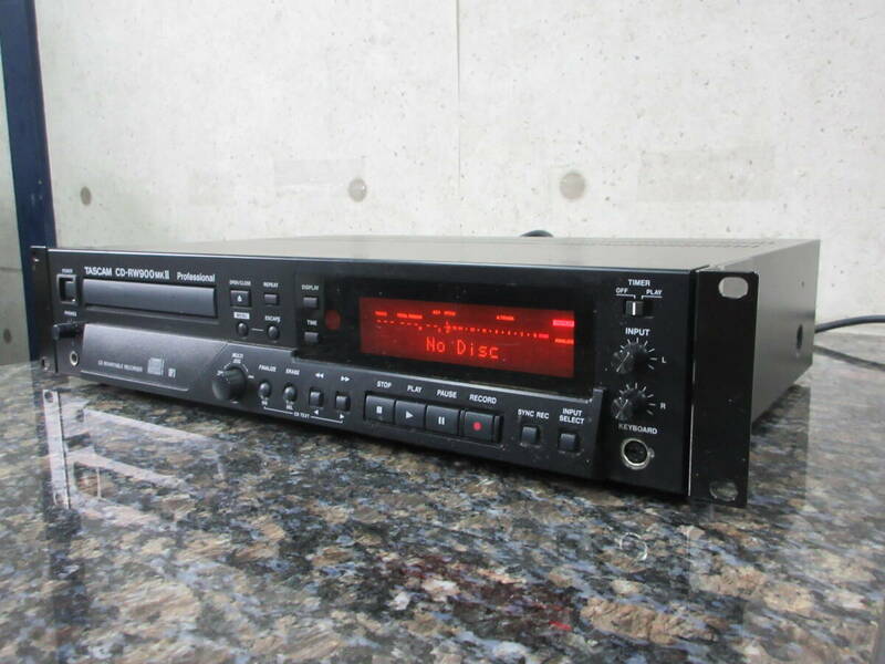 【まずまずの美品 元箱付】TASCAM CDレコーダー/プレーヤー CD-RW900MKII タスカム
