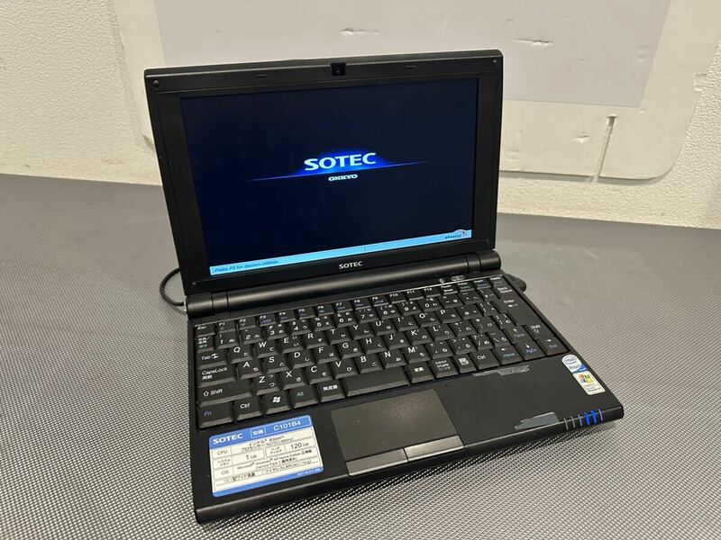 【中古】ノートパソコン SOTEC 10.1型 C101B4 WindowsXP Atom N270 1.60GHz メモリ1GB HDD 120GB 【札TB01】