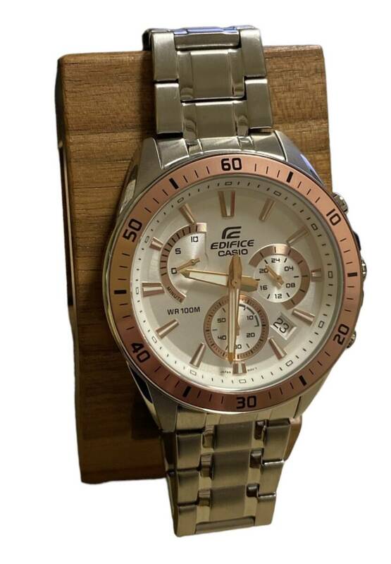 カシオ CASIO EDIFICE　エディフィス EFR-552D-7A 箱付　美品【電池交換済み】 