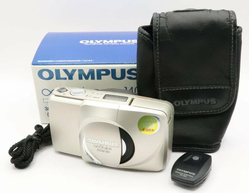 ★極上品★　オリンパス OLYMPUS ∞Stylus ZOOM140 インフィニティ・スタイラス 元箱・ケース付 #579