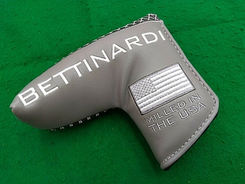 【05】【中古・美品】【ヘッドカバー】ベティナルディ ゴルフ BETTINARDI パターカバー 2022モデル/L字型/BBグレー