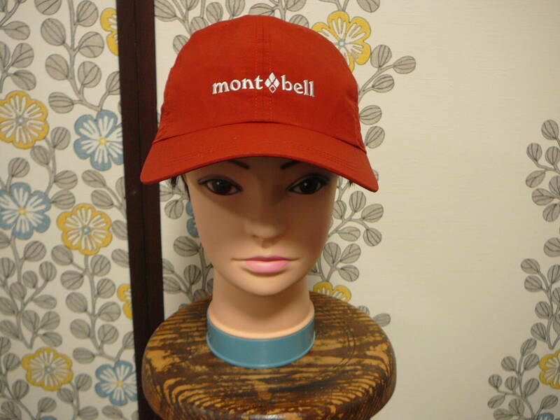 新品未使用　モンベル　キャップ　帽子　キッズ　サイズフリー　５１～５４ｃｍ　サイズ調整可能　株式会社モンベル