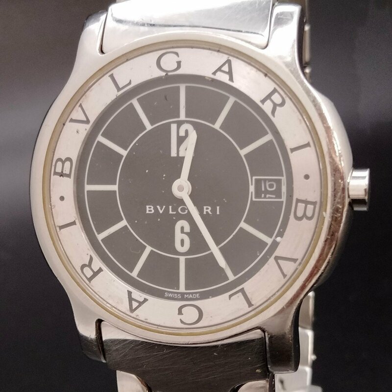 ブルガリ Bvlgari 腕時計 不動品 ST35S(ソロテンポ) メンズ 1270897