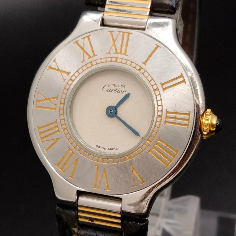 カルティエ Cartier 腕時計 動作品 (マスト21) レディース 1315753