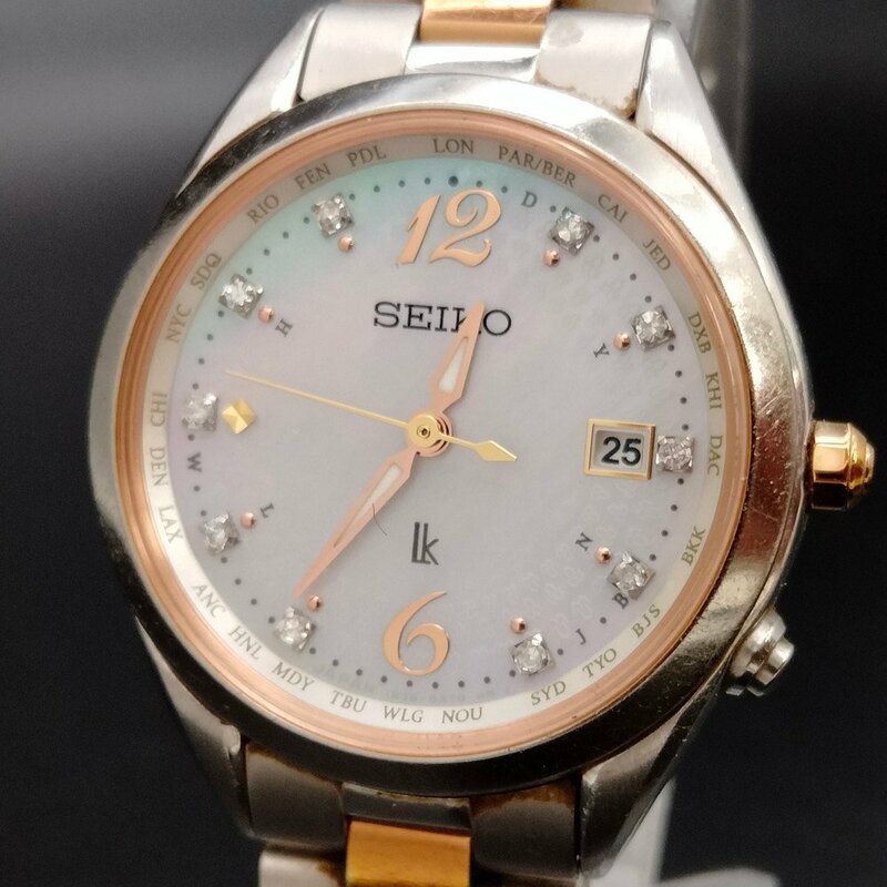 セイコー Seiko 腕時計 動作品 1B35-0AA0(ルキア) レディース 1278285
