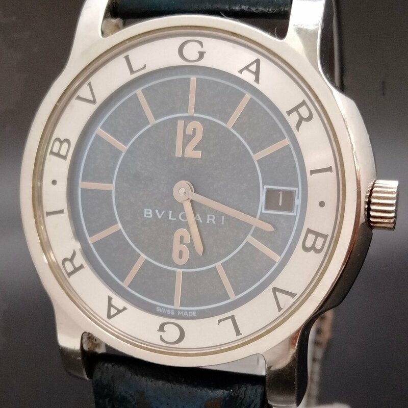 ブルガリ Bvlgari 腕時計 動作品 ST35S（ソロテンポ） メンズ 3553054