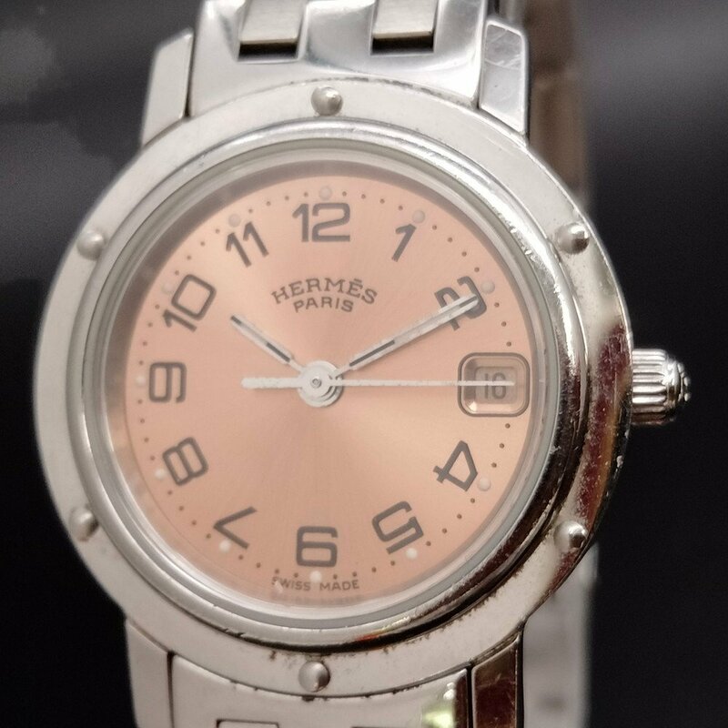 エルメス Hermes 腕時計 動作品 CL4.210（クリッパー） レディース 3553089